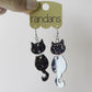 Wiggly Cat Frameless Dangles - 3 Pair - Made to Order