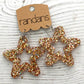 Stars frameless Dangles - 3 pair, pick your color made to order