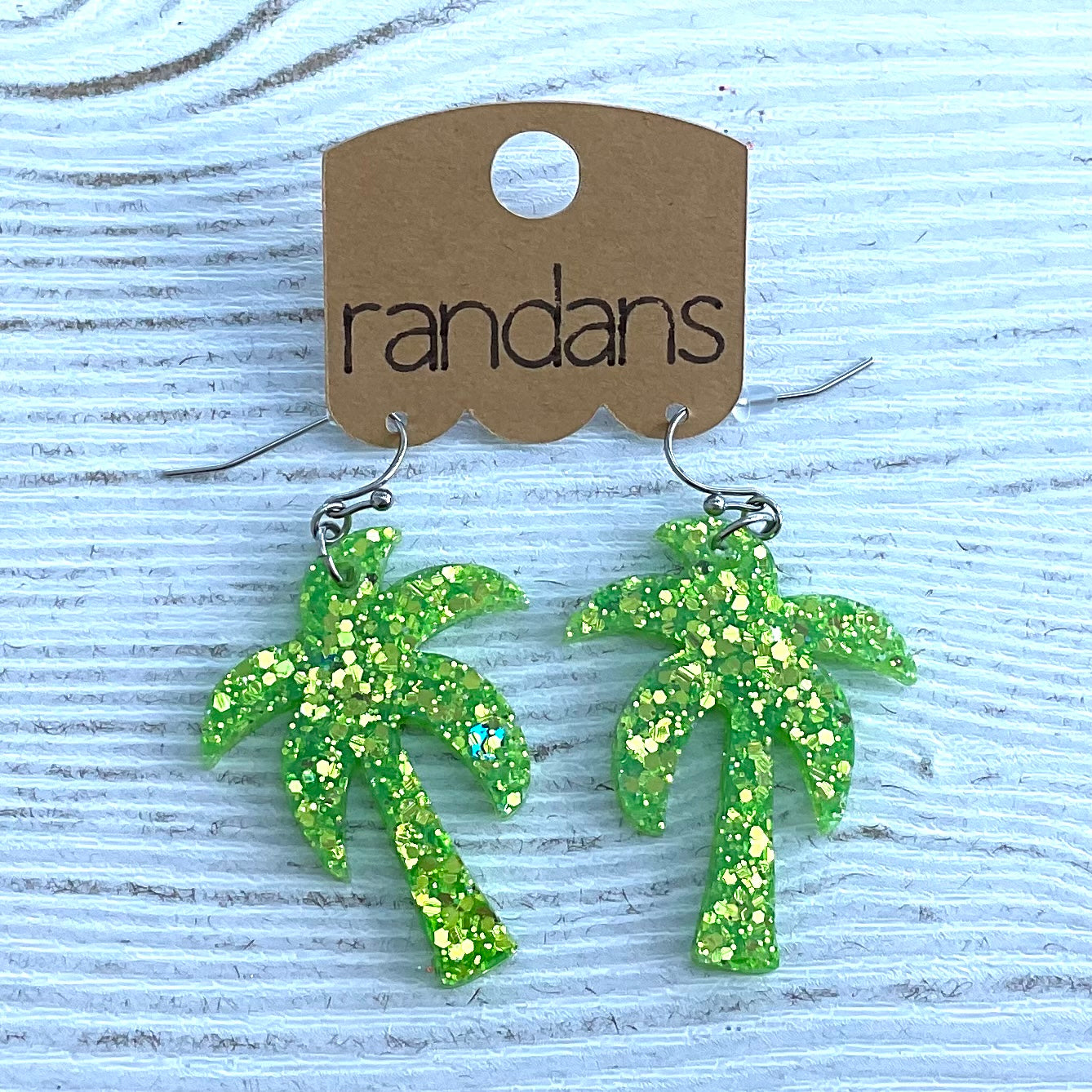 Palm Tree Frameless Dangles - 3 pair, pick your color made to order
